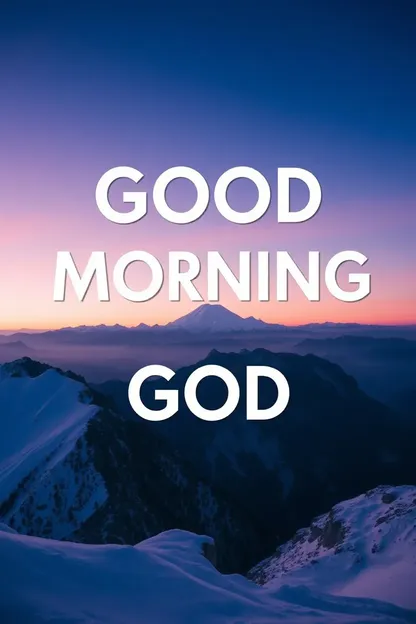 Good Morning God Images for Morning Blessing