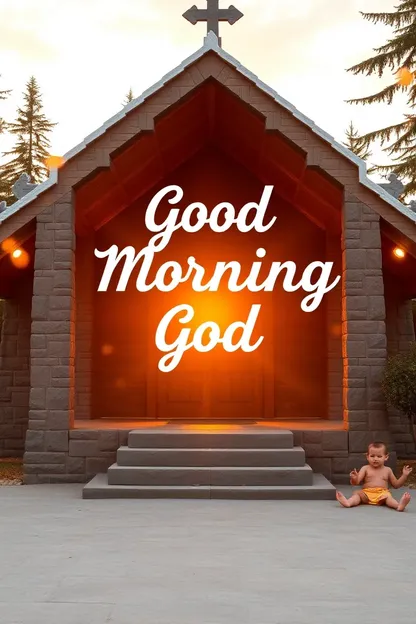 Good Morning God Photo Scene