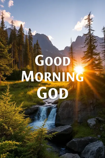 Good Morning God Photo Time