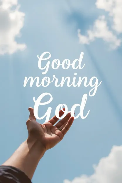 Good Morning God Photo Title