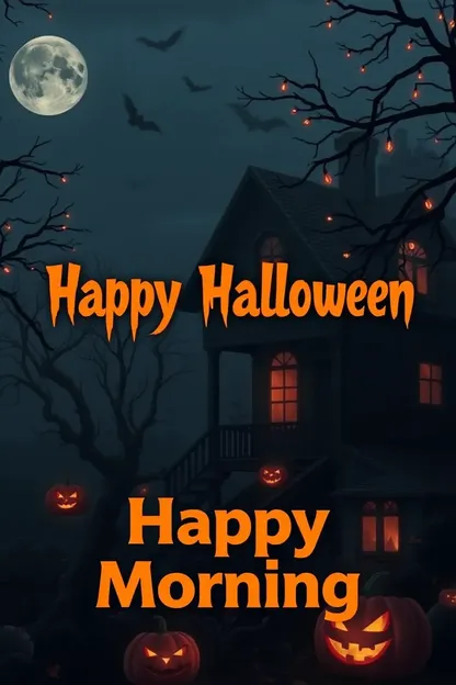 Good Morning Halloween Images for Frightful Fun