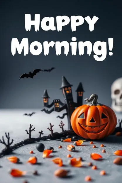 Good Morning Halloween Images for Spooky Celebration