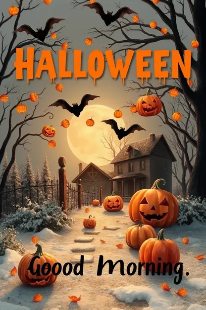 Good Morning Halloween Images for Spooky Delight