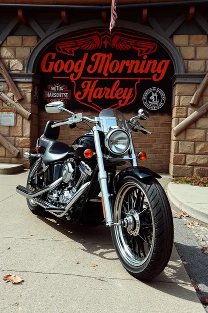 Good Morning Harley Pictures: Morning Harley Pictures with Good