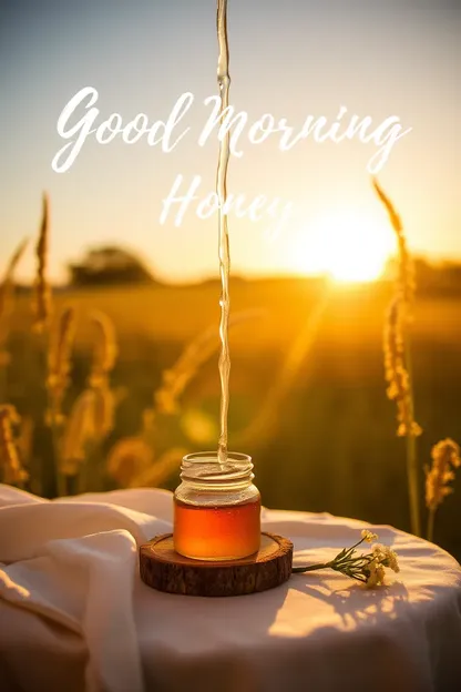 Good Morning Honey Images with Morning Greeting