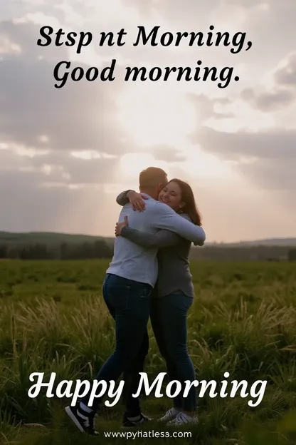 Good Morning Hug Images for a Happy Morning