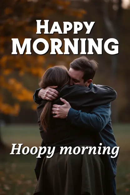 Good Morning Hug Images for a New Day