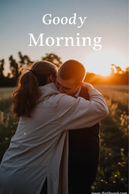 Good Morning Hugs Images: Morning Greetings with Tender Touch