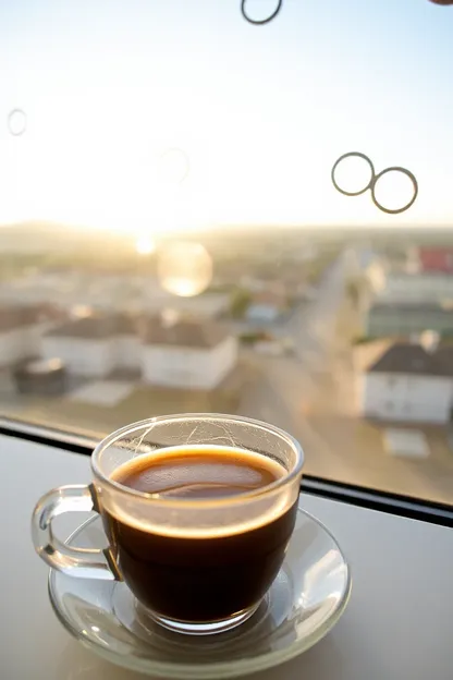 Good Morning Image with Coffee Habit