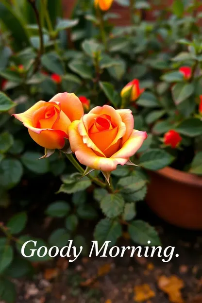 Good Morning Images and Beautiful Roses