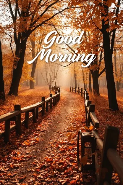 Good Morning Images for Fall Season Quotes