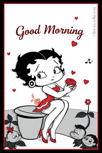 Good Morning Images of Classic Betty Boop