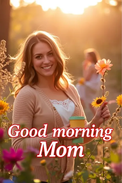 Good Morning Mom Images with Beautiful Wishes