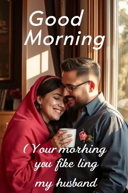 Good Morning My Husband's Lovely Image Showcase