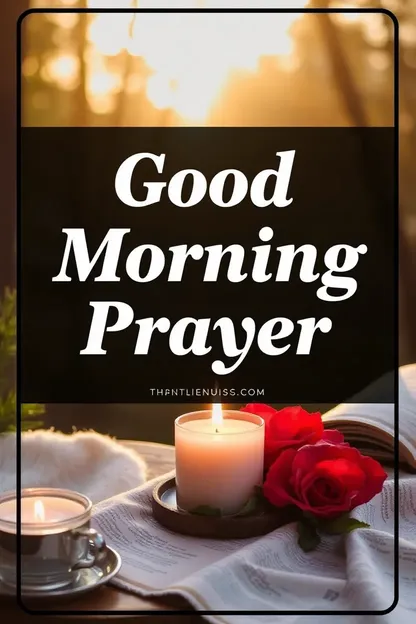 Good Morning Prayer Images for a Beautiful Day