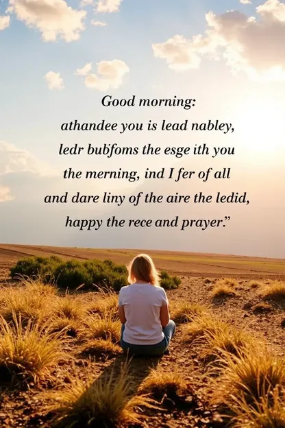 Good Morning Prayer Images for a Blessed Day