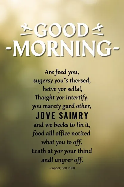 Good Morning Prayer Photo: A Beautiful Morning Greeting Prayer