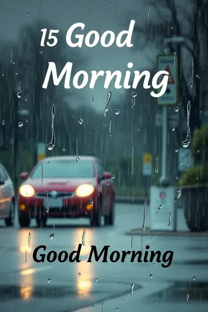 Good Morning Raining Images of Nature's Serenity