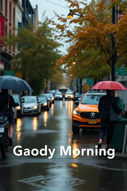 Good Morning Rainy Day Wallpaper Collection