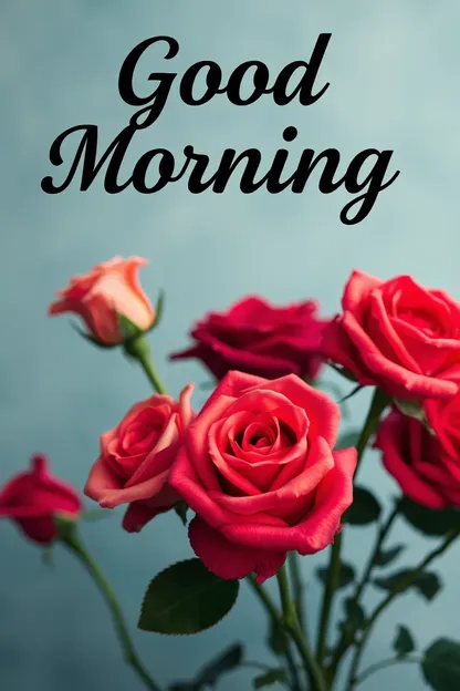 Good Morning Roses Images for Daily Motivation and Uplift