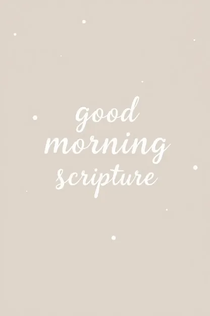 Good Morning Scripture Images for Morning Motivation