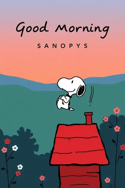 Good Morning Snoopy Pictures: Snoopy's Good Morning Photos