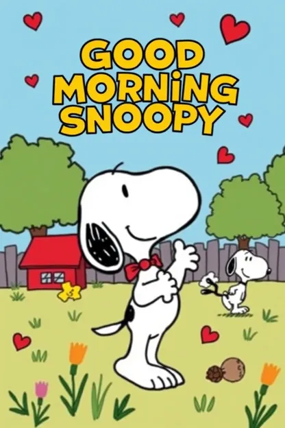 Good Morning Snoopy Pictures: Snoopy's Morning Picture Gallery