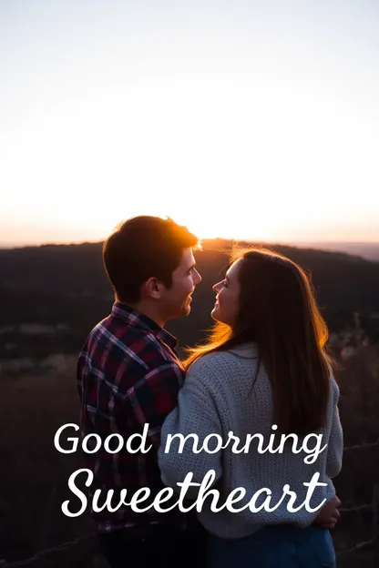 Good Morning Sweetheart Photo Brings Joyful Memories