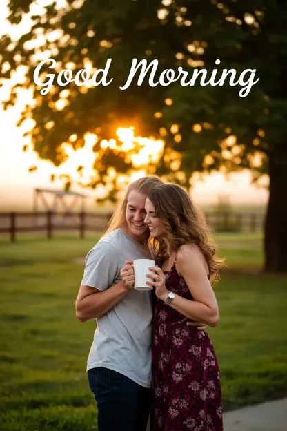 Good Morning Sweetheart Photo Captures Happy Moment