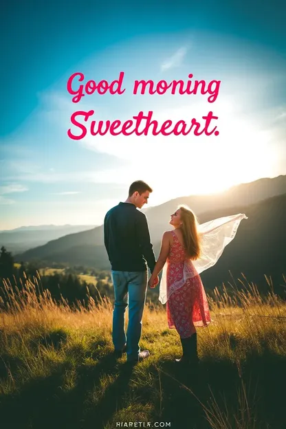 Good Morning Sweetheart Photo Shows Adorable Moment