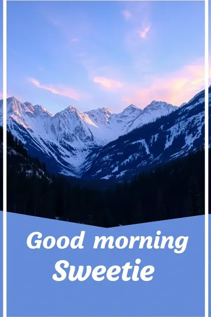 Good Morning Sweetie Images Collection for Inspiration