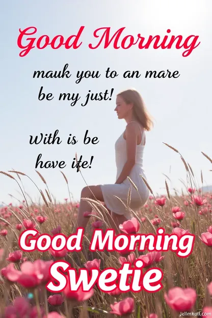 Good Morning Sweetie Images for Beautiful Memories