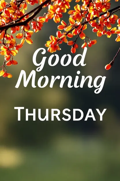 Good Morning Thursday Image Repeated