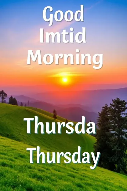 Good Morning Thursday Image Same Greeting