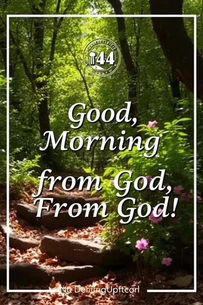 Good Morning from God Images: Heavenly Salutations from the Creator