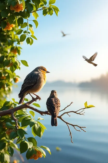 Good Morning with Birds Images Summary