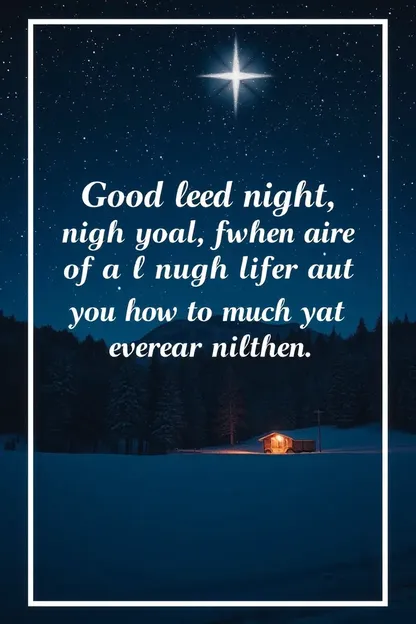 Good Night Bible Verse Images for a Peaceful Sleep