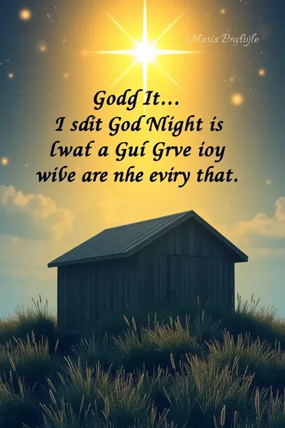 Good Night Bible Verse Images for a Restful Night