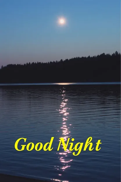 Good Night Blessing Images for a Serene and Peaceful Night