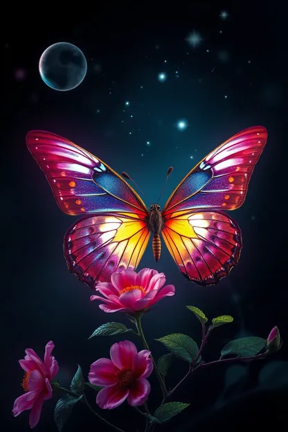 Good Night Butterfly Images with Dreamy Atmosphere