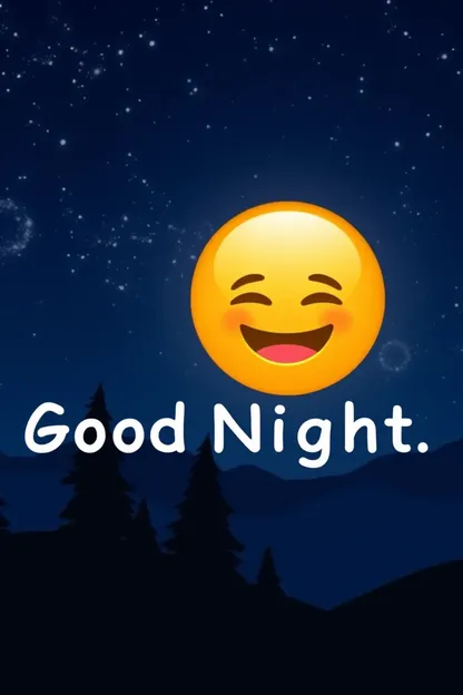 Good Night Emoji Images for Beautiful Dreams