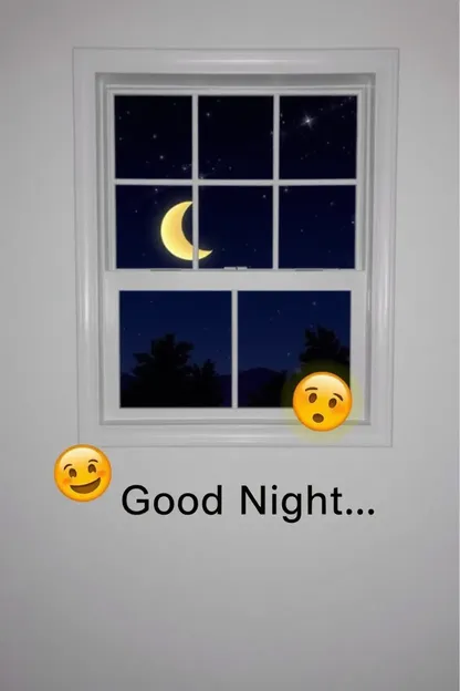 Good Night Emoji Images for Quiet Slumber