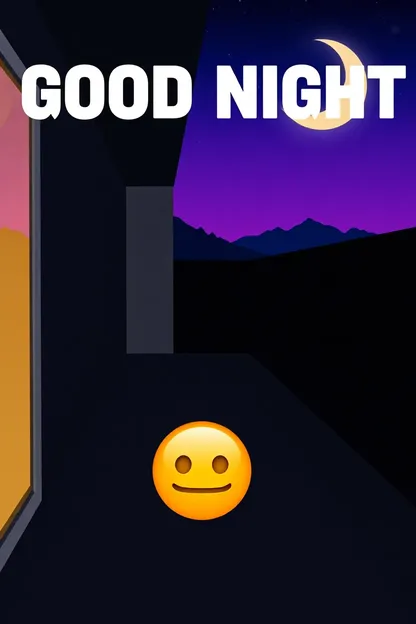 Good Night Emoji Images for Soothing Sleep