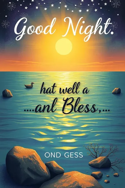 Good Night God Bless Images of Peace