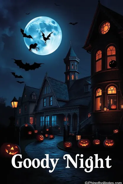 Good Night Halloween Images for Spooky Season