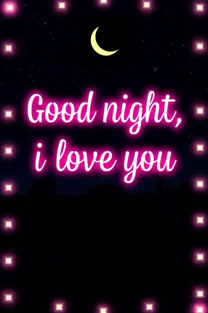 Good Night I Love You Image Forever