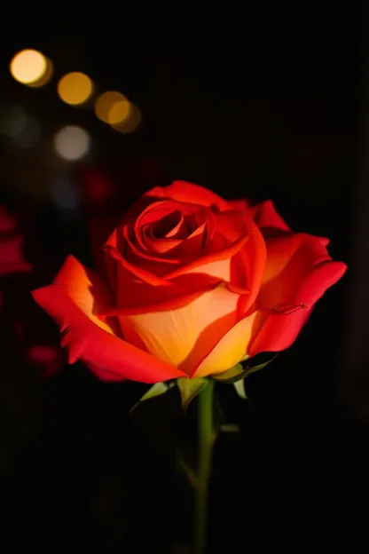 Good Night Rose Photo Captured Peacefully