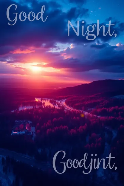 Good Night Scripture Images for a Calming Slumber