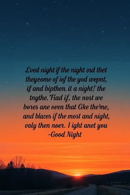 Good Night Scripture Images for a Restful Night