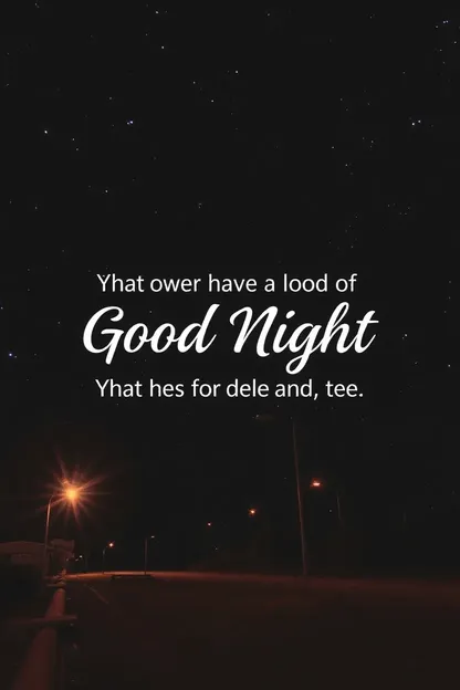 Good Night Scripture Images for a Soothing Sleep